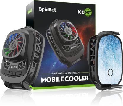 SpinBot IceDot semi-conducter based Mobile Cooler for Android/iOS Smartphones  Gaming Accessory Kit??(Black, For Android, iOS)